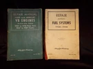 Vtg 1937 - 1948 Ford And Mercury V8 Engines/fuel Systems Two (2) Repair Manuals. Fixed Price $30.00.