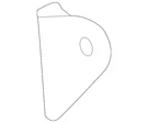 Genuine Audi Aperture Panel Plate 8R0-803-087-B. Fixed Price $26.56.