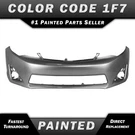 New Painted *1F7 Silver Metallic* Front Bumper Cover For 2012-2014 Toyota Camry. Fixed Price $430.99.