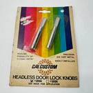 Headless Door Lock Knobs Cal Custom Bug Power #2034 Gm Ford Mercury 1949-80S. Fixed Price $24.99.
