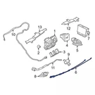 Genuine Ford Lift-gate Motion Sensor LJ8Z-14F680-A. Fixed Price $59.20.