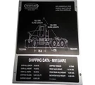 Daimler Plate Shipping M9 24-00648-004 New Oem. Fixed Price $23.81.