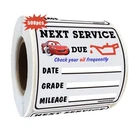 Smarsticker 500 Pcs Oil Change Service Due Reminder Window Stickers Static Cl.... Fixed Price $19.70.