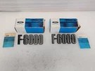 Nos Oem 1973-1979 Ford F-6000 Big Truck Fender Emblems Pair D3TZ-16720-F. Fixed Price $150.00.