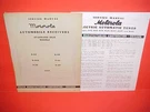 1939 Motorola Radio Service Shop Manual Standard Models 9-24 24A 29 44 49 69. Fixed Price $34.99.
