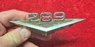 Ford Mustang Falcon Bronco 289 Engine Fender Badge Emblems C3OB16C144A Original. Fixed Price $18.99.