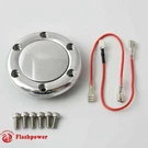 Billet Flashpower Horn Button For 6 Bolt Steering Wheel Momo Nrg Polished. Fixed Price $29.50.