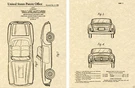 1955 Mercedes Benz Us Patent Art Print Ready To Frame Mb. Fixed Price $9.99.
