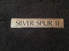 Rolls-royce Silver Spur Ii 1990-1992 Chrome Black Boot Trunk Badge UB72964 Oem. Fixed Price $85.00.