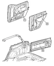 Genuine Mopar Rear Door Wiring Right 56051563AE. Fixed Price $31.52.