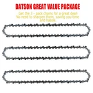 3PACK,16 Inch Chainsaw For Remington RM4618, RM4620, RM5118, RM5520. Fixed Price $26.99.