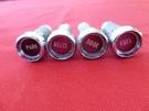 1968 Mustang Cougar Convenience Control Group 4 Lamps W Bezels And Lenses. Fixed Price $720.00.
