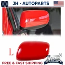 Rearview Mirror Cap Cover Red Left Driver Side For Honda Fit/jazz 2009-2013. Fixed Price $17.86.