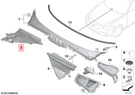 Genuine Bmw M3 F80 F82 F83 F87 Cover Cowl Panel Part 51718059700. Fixed Price $73.42.