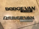 1970 1985 Dodge Van 100 Badge Logo Emblem Nameplate Insert Pair. Fixed Price $41.87.
