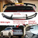 W/light Universal For 2016-2022 Lexus RX350L Rear Window Roof Spoiler Wing. Fixed Price $80.80.
