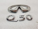 14-17 Infiniti Q50 Base Rear Trunk Emblems Chrome Oem. Fixed Price $84.95.
