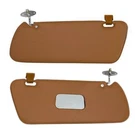 Tobacco Sun Visor Pair With Clips Fits Mercedes W113 Pagoda (1968 1971, Lhd). Fixed Price $153.57.