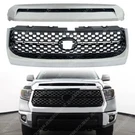 Chromed Front Upper Grille W/ Hood Bulge Molding For 14-21 Toyota Tundra. Fixed Price $189.78.