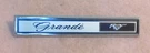 1969 1970 Mustang Coupe Orig Wood Grain Dash Rh 'grande' Emblem Nameplate. Fixed Price $79.00.