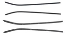 Fits 1969-1982 Chevrolet Corvette Door Window Glass Beltline Weatherstrip Sweeps. Fixed Price $135.99.