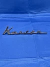 Vintage Original 1950S Kaiser Emblem Script Badge 792753. Fixed Price $19.99.