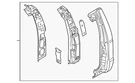 Genuine Ford Body C-pillar BC3Z-25280A58-A. Fixed Price $1382.58.