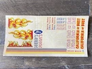 Hubley National Decalomania Sticker Sheet Nos New Ford Auto Towing Flames. Fixed Price $19.99.