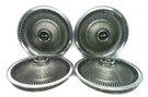 Corvette 1969-1975 Era P02 Wheel Covers Turbine Finned 15" Hubcaps Set Of 4 PO2. Fixed Price $345.00.