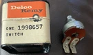 Nos 1958 1959 Chevrolet Passenger Car & Truck Delco Remy Electric Wiper Switch. Fixed Price $109.58.