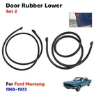 Door Rubber Seal Lower Weatherstrip Fits Ford Mustang Sport Classic 1965-73 Pair. Fixed Price $105.97.