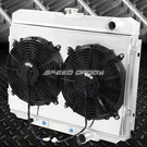 For 67-70 Mustang/cougar V8 3-ROW Aluminum Core Racing RADIATOR+12V Fan Shroud. Fixed Price $181.18.