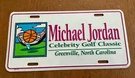 Michael Jordan Celebrity Golf Classic License Plate Booster Front North Carolina. Fixed Price $30.97.