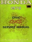 1978 Honda Civic Cvcc Shop Manual Original Repair Service Book Oem. Fixed Price $46.95.
