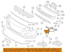 Hyundai Oem 2018 Accent Front Bumper Grille Grill-duct Right 86574J0000. Fixed Price $63.37.