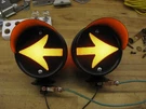 2 Vintage Dietz Turn Signal Lights. Fixed Price $350.00.