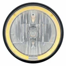 United Pacific 7" Crystal 9007 Headlight With Amber Led Halo Ring 31284. Fixed Price $61.49.
