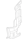 Genuine Audi Air Baffle 4K0-121-284-AC. Fixed Price $48.17.
