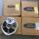 1966 Mustang New Old Stock Ford Hubcaps C6ZZ-1130A Original Boxes. Fixed Price $399.95.
