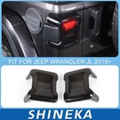 Rear Tail Light Lamp Guard Cover Trim For Jeep Wrangler Jl 2018+ Smoked Black. Fixed Price $38.99.
