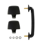 Fit 07-18 Jeep Wrangler Jk Hood Footman Loop & Windshield Bump Stop Tie Down Set. Fixed Price $15.59.