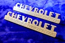 Vintage Chevy Truck Thriftmaster Side Hood Emblem Badge Sedan Delivery 1947 1948. Fixed Price $48.00.