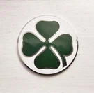 Alfa Romeo Green Quadrifoglio Verde 70MM Badge Emblem Stainless Enamel Nos. Fixed Price $28.00.