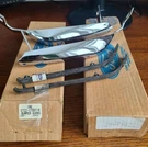 Nos 1967 Ford Mustang Front Bumper Guards And Rubber Pads Strips. Fixed Price $229.00.