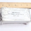 (100-PK) Abb Motor Plate 4" X 1" 000613-007RC. Fixed Price $14.37.