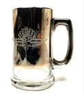 Vintage Indianapolis Motor Speedway Mug Glass With Clear Bottom Collector Cup. Fixed Price $14.95.