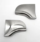 Pair Stainless Steel Fender Skirt Scuff Pads 1957-1958 Ford Car. Fixed Price $24.99.