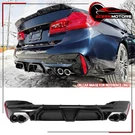 For 17-20 Bmw 5 Series Sport Gloss Black Cs Style Diffuser Quad Exhaust. Fixed Price $223.99.