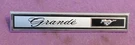 1969 1970 Mustang Coupe Orig Wood Grain Dash Rh 'grande' Emblem Nameplate. Fixed Price $79.00.