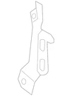 Genuine Ford Instrument Panel Cross-member Bracket DS7Z-54045K00-A. Fixed Price $7.48.